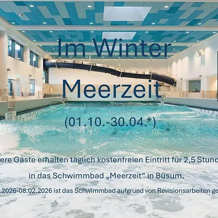 Ferienwohnung Ritthoff Perlebucht - Mit Strandkorb Am Meer Und Kostenloser Eintritt Ins Schwimmbad Büsum Esterno foto