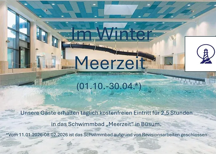 Ferienwohnung Ritthoff Perlebucht - Mit Strandkorb Am Meer Und Kostenloser Eintritt Ins Schwimmbad